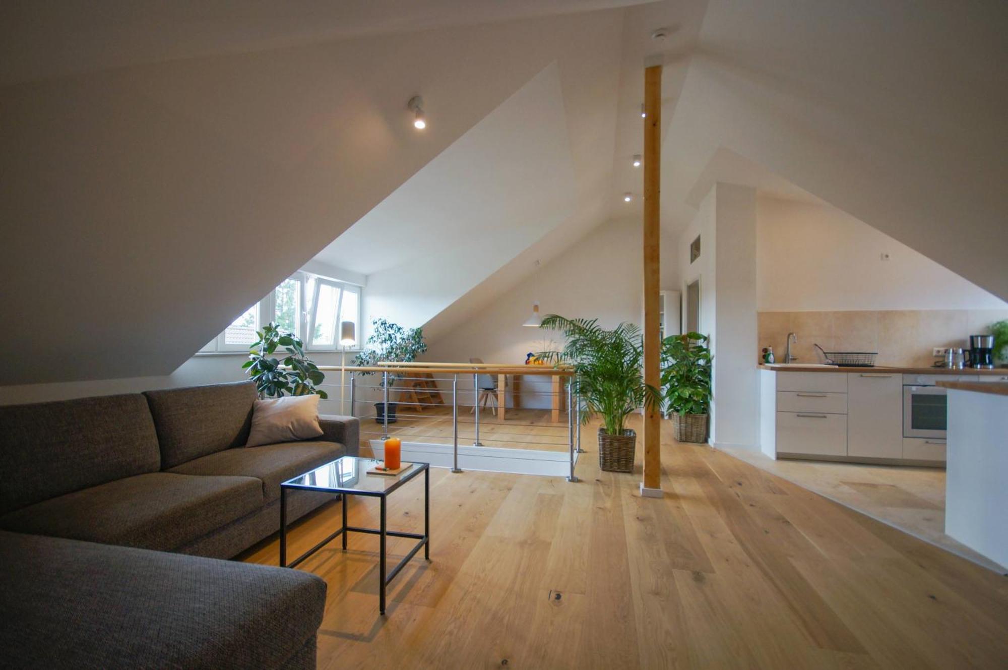 Modernes Und Helles Apartment Im Loft Stil Heidelberg Exterior photo